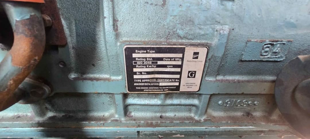 Kirloskar Generator 2009 Model 320 KVA